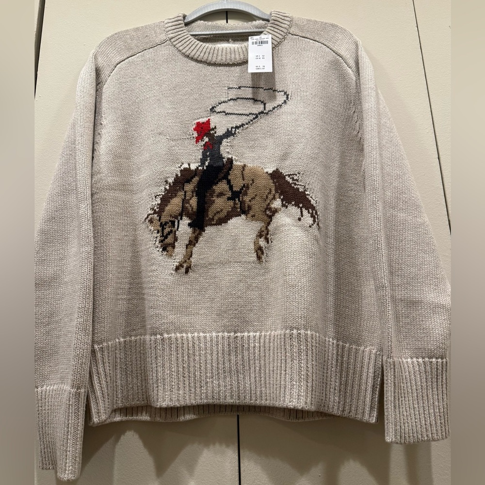 Abercrombie & Fitch Cowgirl Graphic Sweater